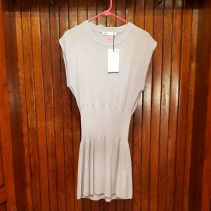 ZARA SIZE LARGE Gray Women's Dress